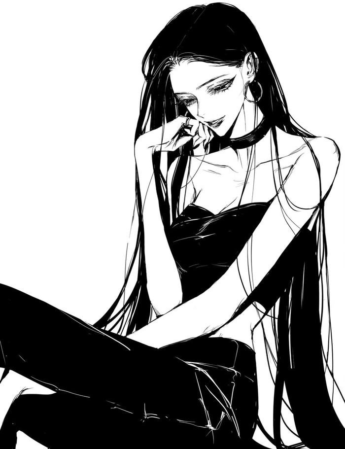 hình anime đen trắng đẹp ngầu lạ hình anime đen trắng đẹp ngầu lạ