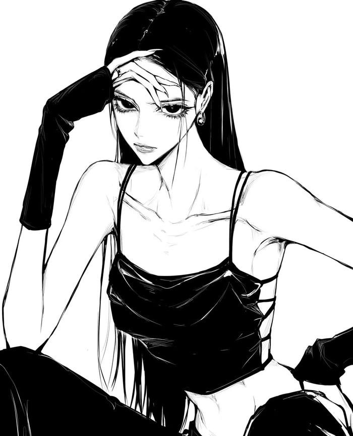 hình anime đen trắng ngầu lòi hình anime đen trắng ngầu lòi