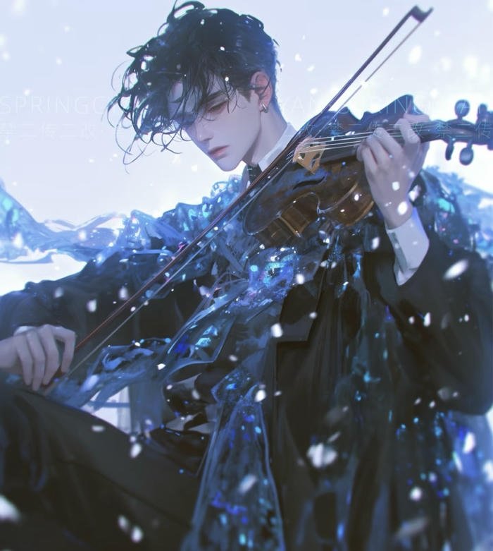 hình anime mùa đông phong cảnh