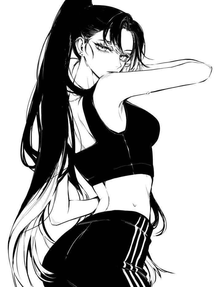 hình anime ngầu đen trắng cực đẹp hình anime ngầu đen trắng cực đẹp