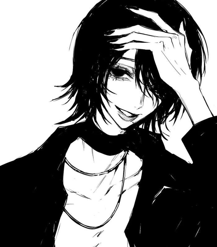 hình anime ngầu đen trắng full hd hình anime ngầu đen trắng full hd