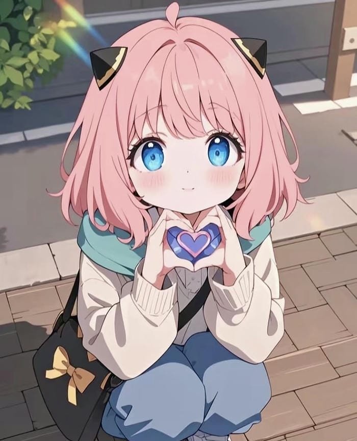 hình anime nữ hiền hòa