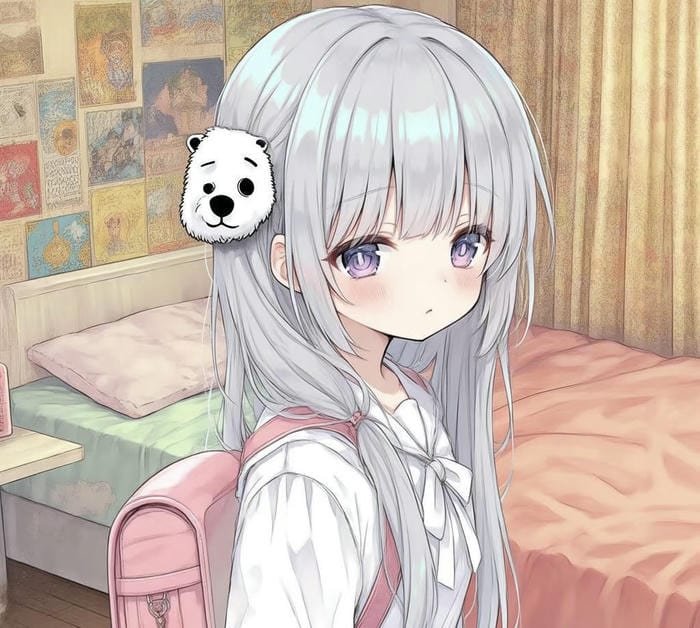 hình anime nữ học sinh