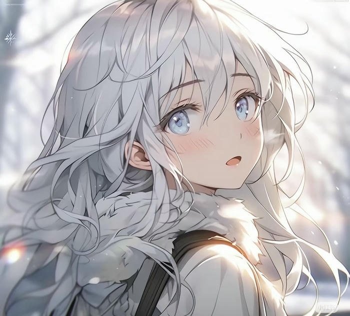 hình anime tuyết rơi buồn