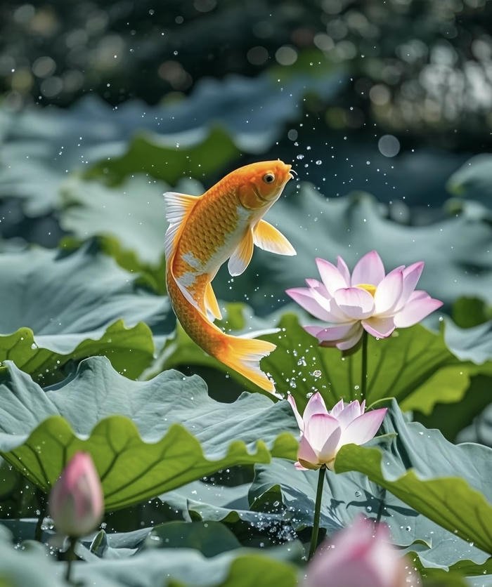 hình cá chép biểu trưng cho sự sung túc và phú quý hình cá chép phong thủy biểu trưng cho sự sung túc và phú quý