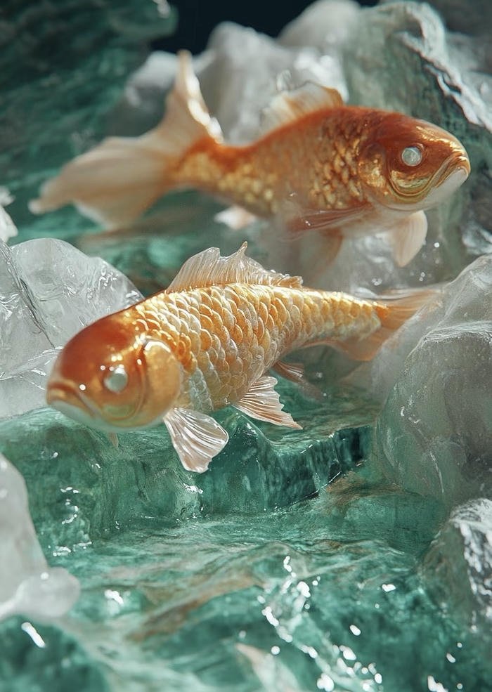 hình cá chép phong thủy mang lại sự yên bình và thịnh vượng