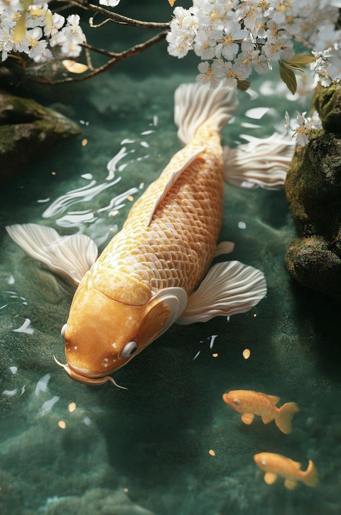 hình cá chép thể hiện tinh thần vươn lên không ngừng hình cá chép phong thủy thể hiện tinh thần vươn lên không ngừng