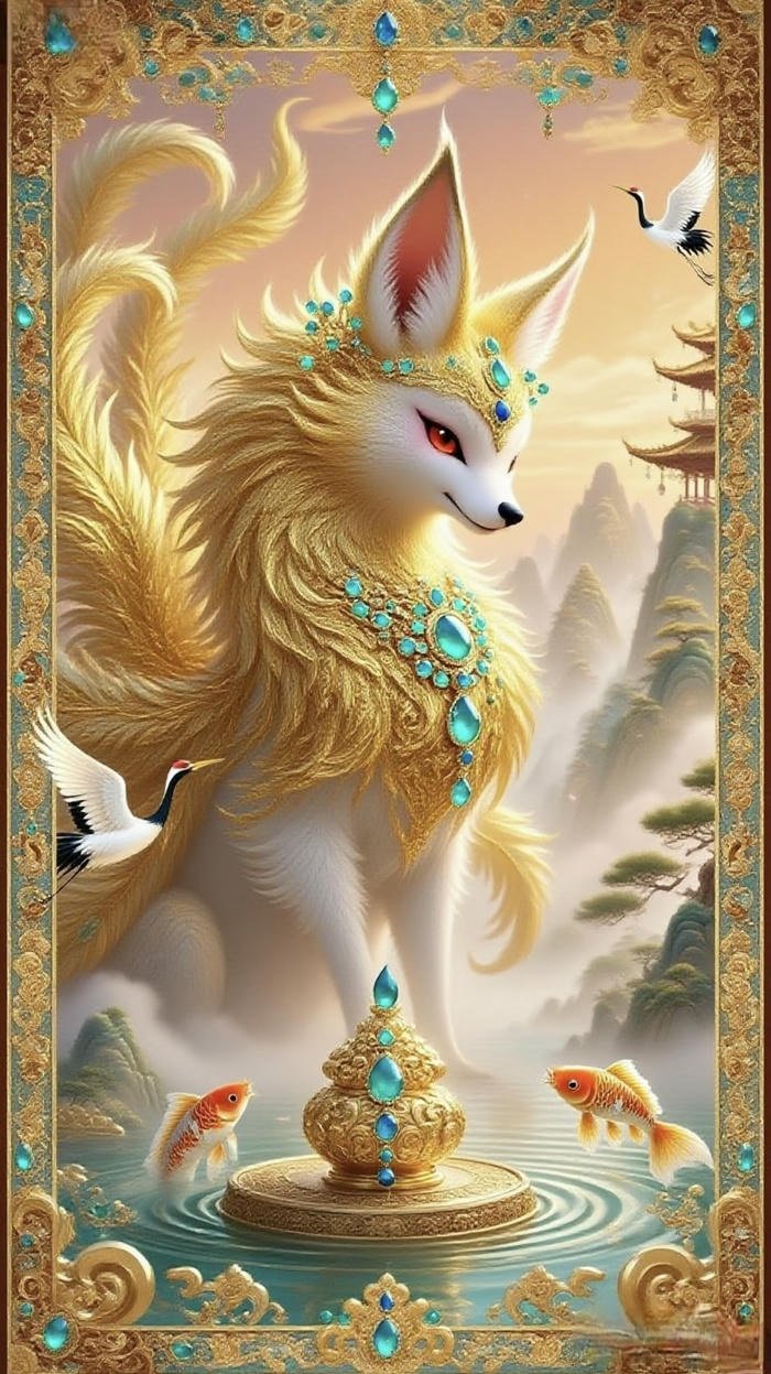 hình hồ ly phong thủy giúp gia tăng vận khí tốt lành