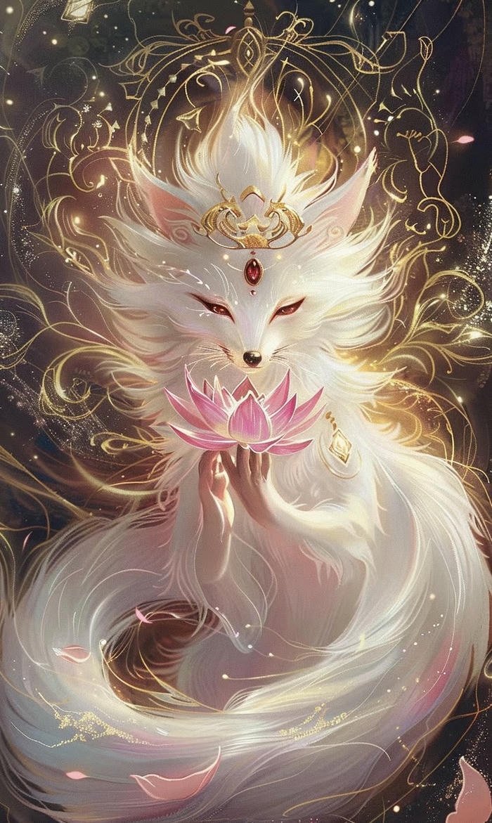 hình hồ ly phong thủy giúp thu hút may mắn và vận đào hoa