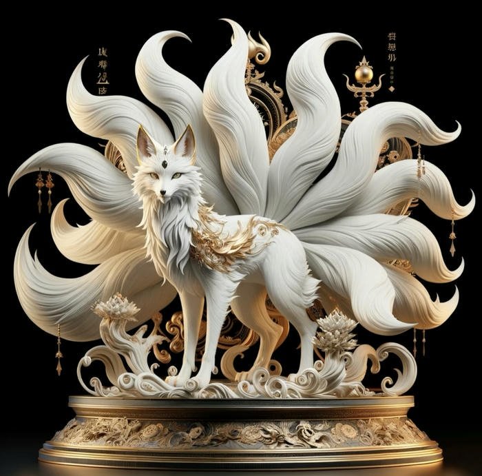 hình hồ ly phong thủy mang lại năng lượng may mắn và phúc lành