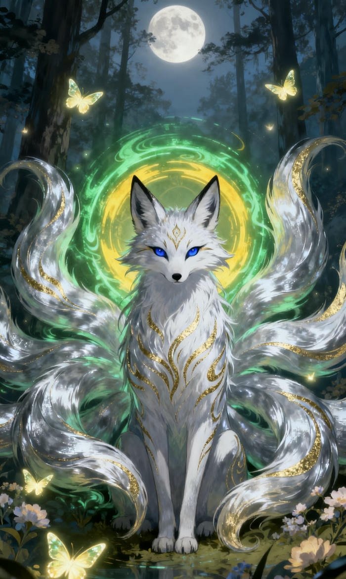 hình hồ ly phong thủy thể hiện nét đẹp nhẹ nhàng và thanh thoát