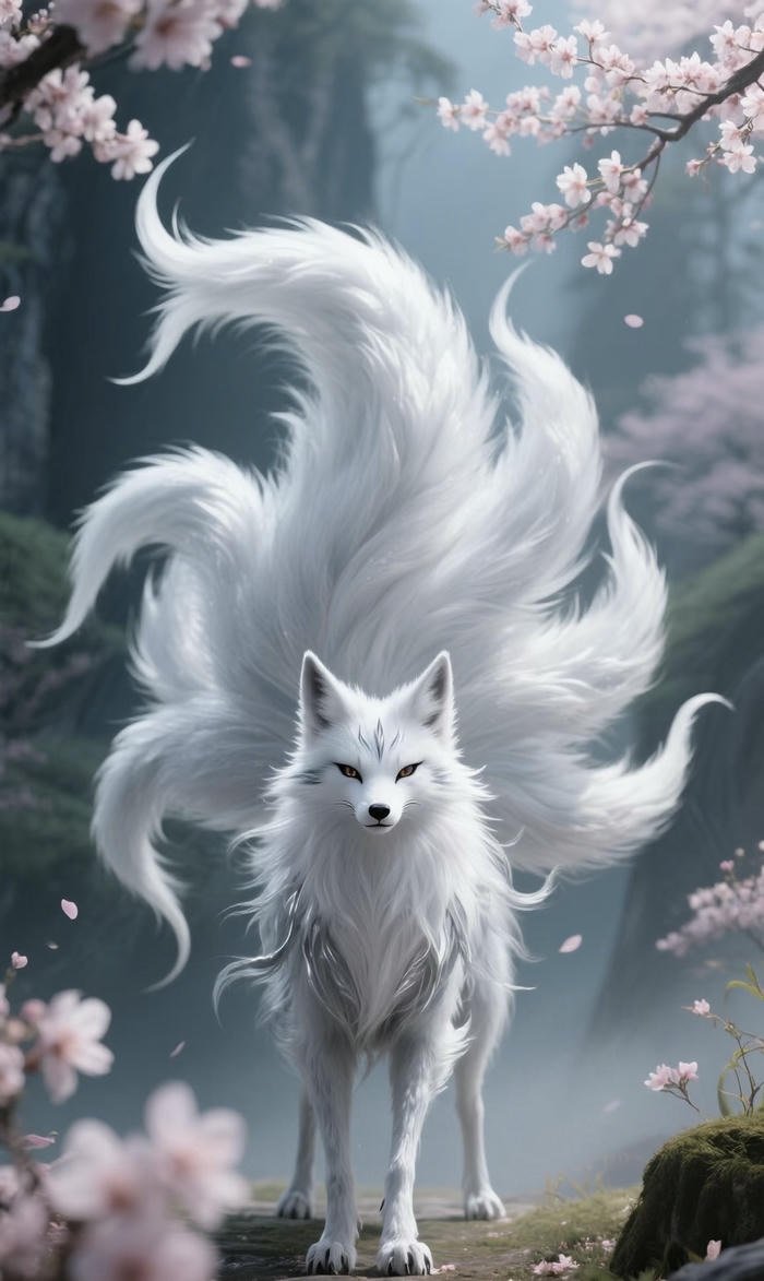 hình hồ ly phong thủy thể hiện vẻ đẹp huyền ảo và sâu sắc