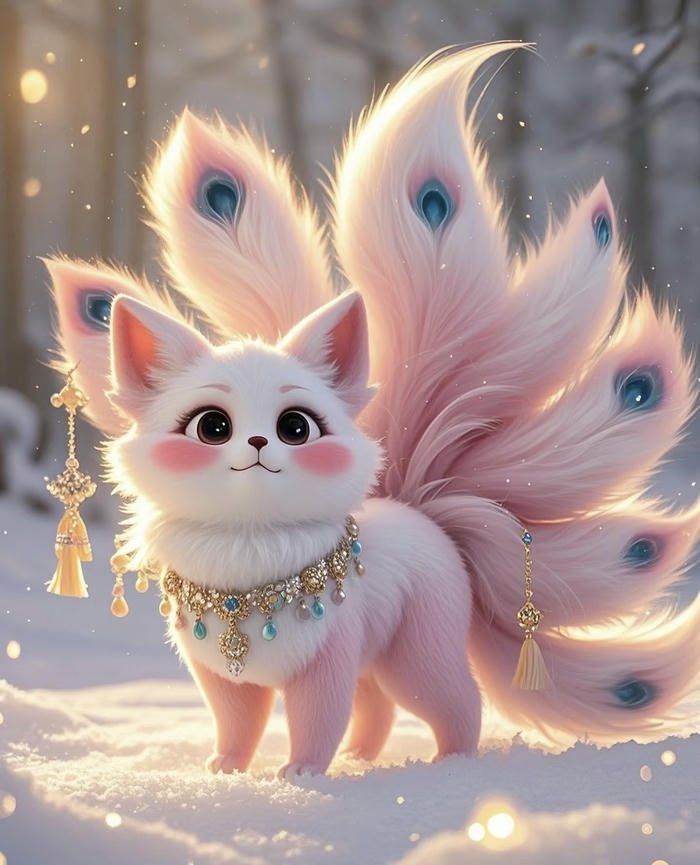 hình hồ ly phong thủy tượng trưng cho duyên dáng và cuốn hút