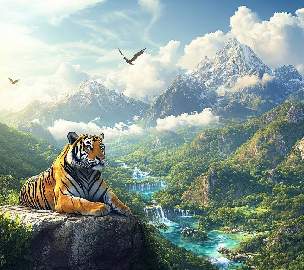 hình hổ phong thủy biểu trưng cho bản lĩnh và uy quyền