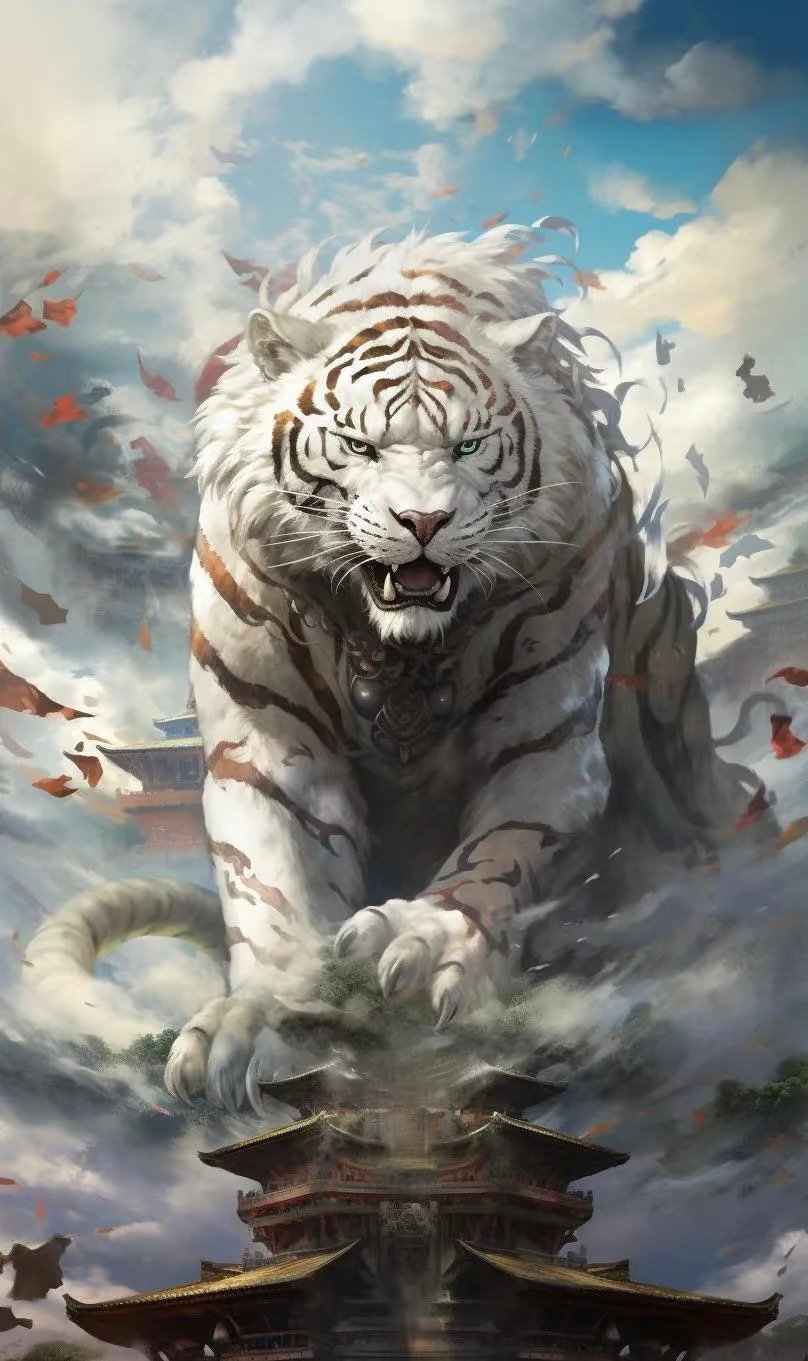 hình hổ phong thủy giúp cân bằng năng lượng không gian