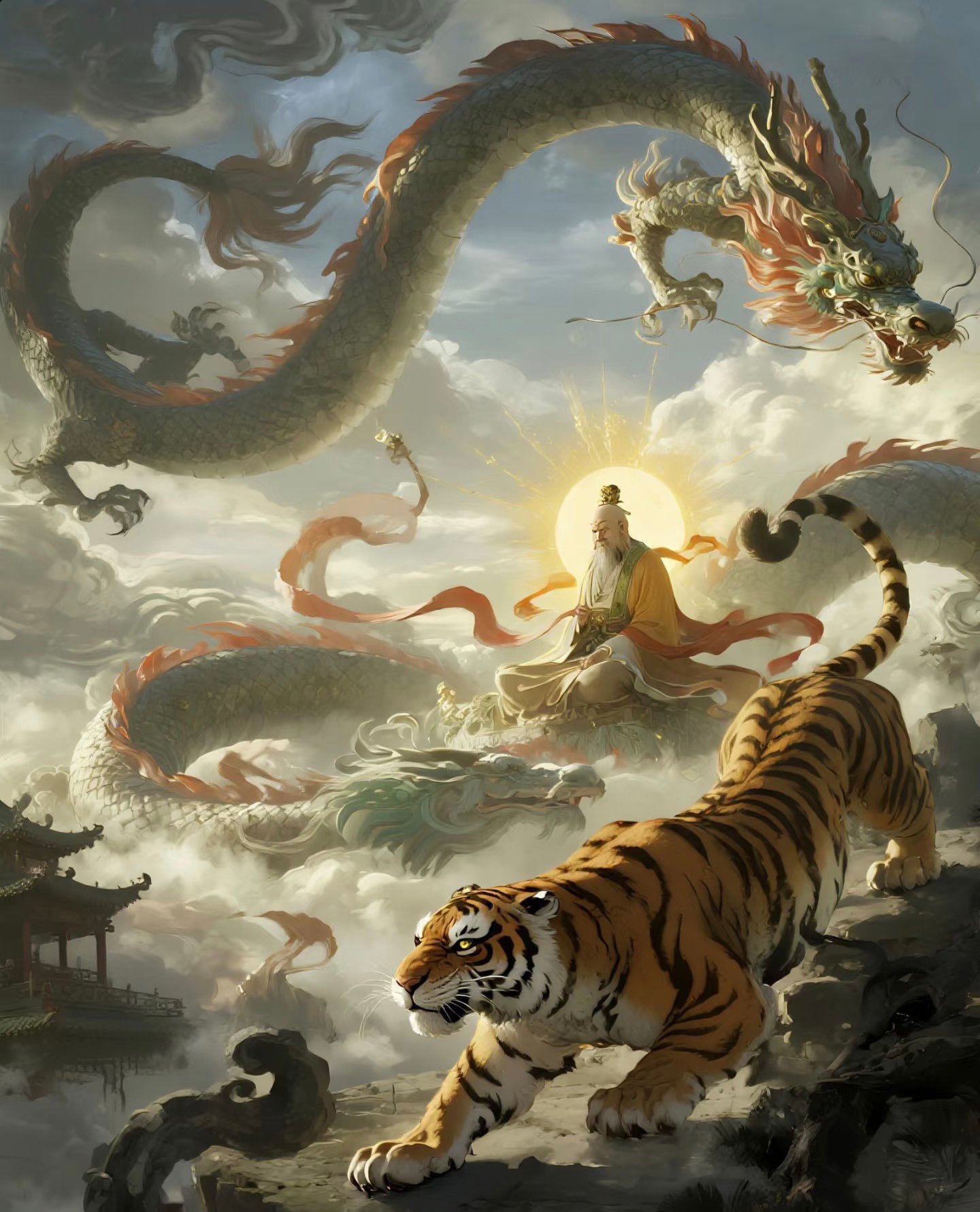 hình hổ phong thủy là biểu tượng của sự phát triển và tiến bộ