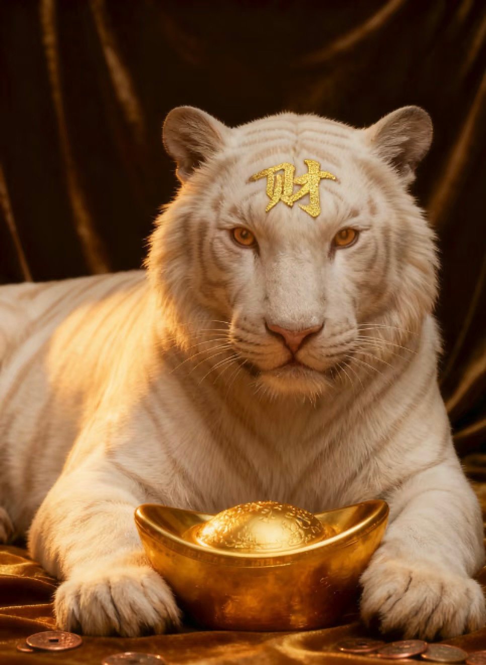 hình hổ phong thủy thể hiện sức mạnh và sự trung thành