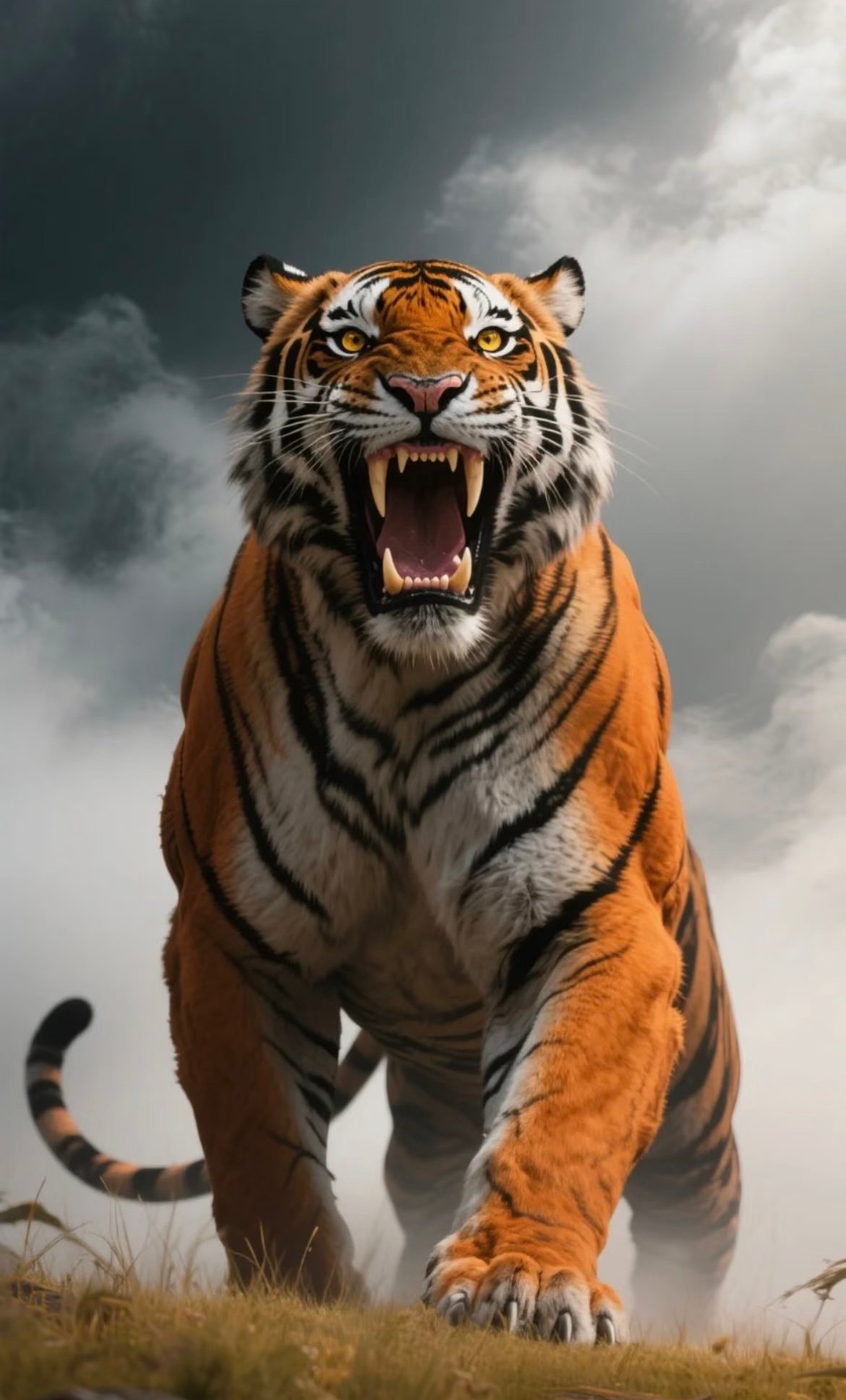 hình hổ phong thủy tượng trưng cho tinh thần chiến đấu bền bỉ