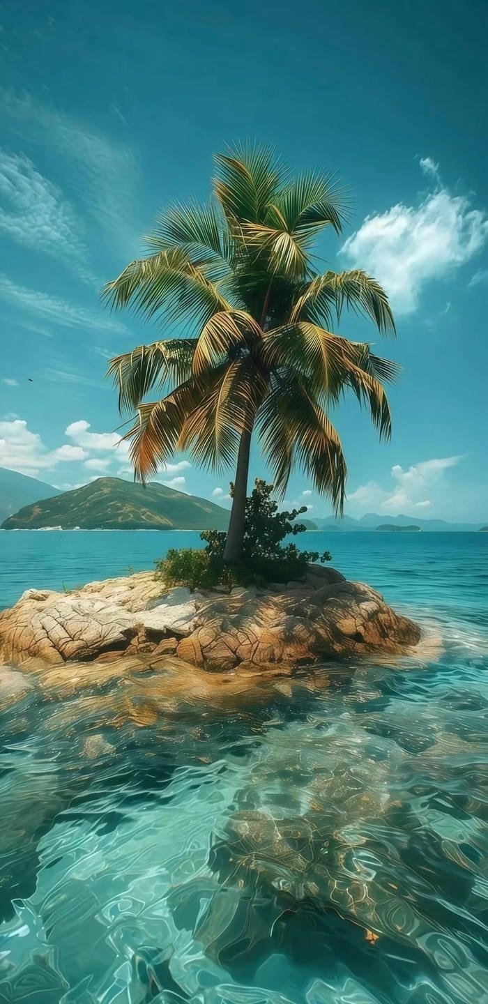 hình nền 4k biển xanh