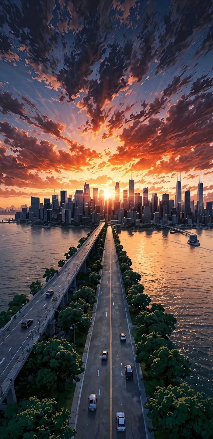 hình nền 4k hoàng hôn