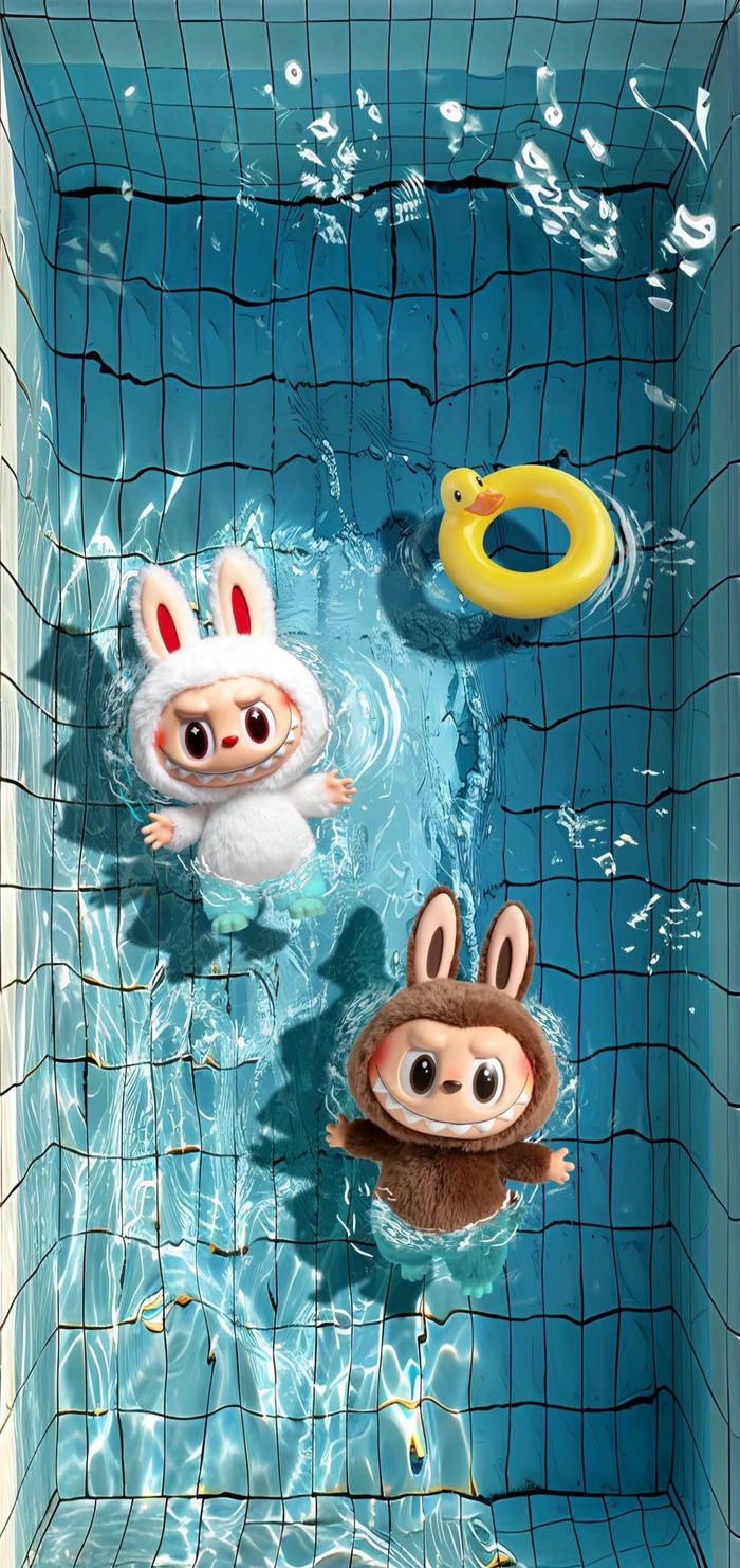 hình nền 4k labubu