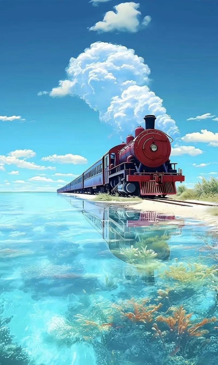 hình nền 4k tàu hoả