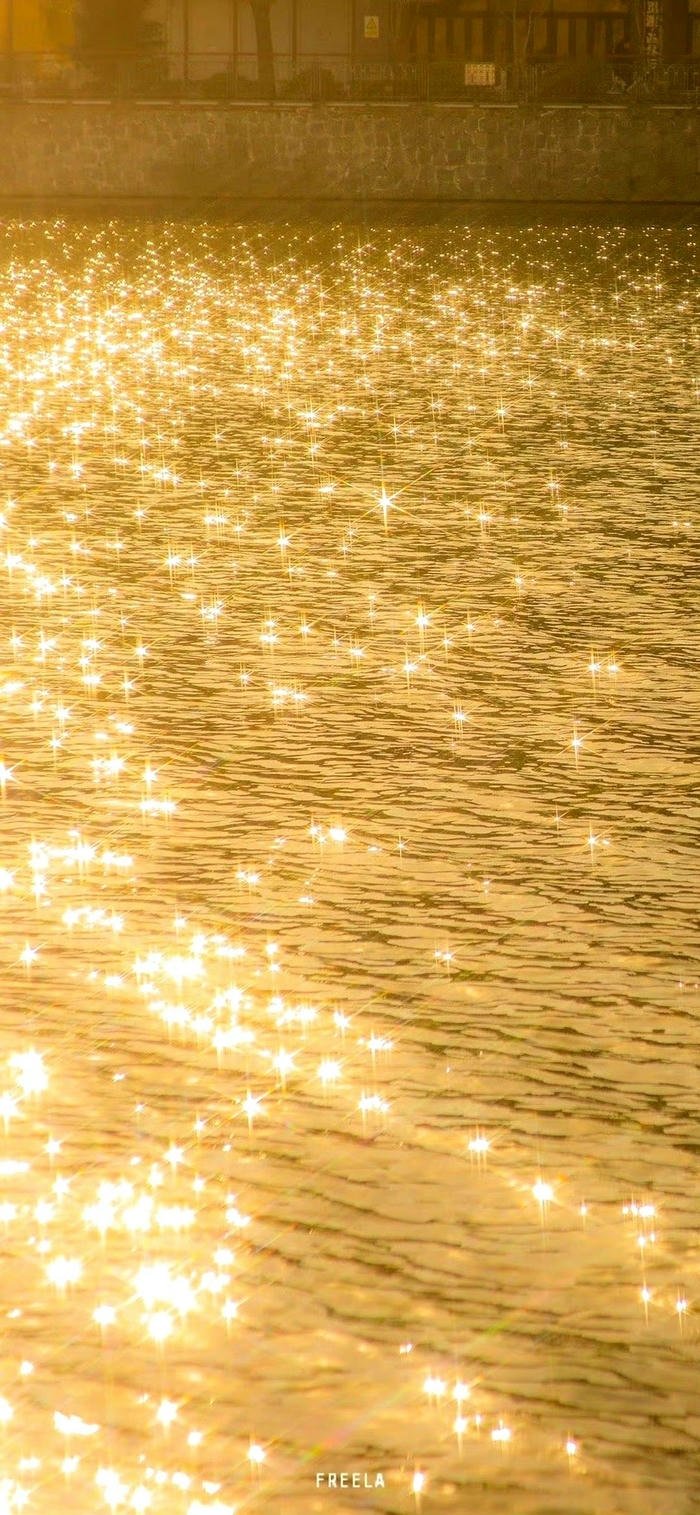 hình nền ánh sáng vàng đẹp