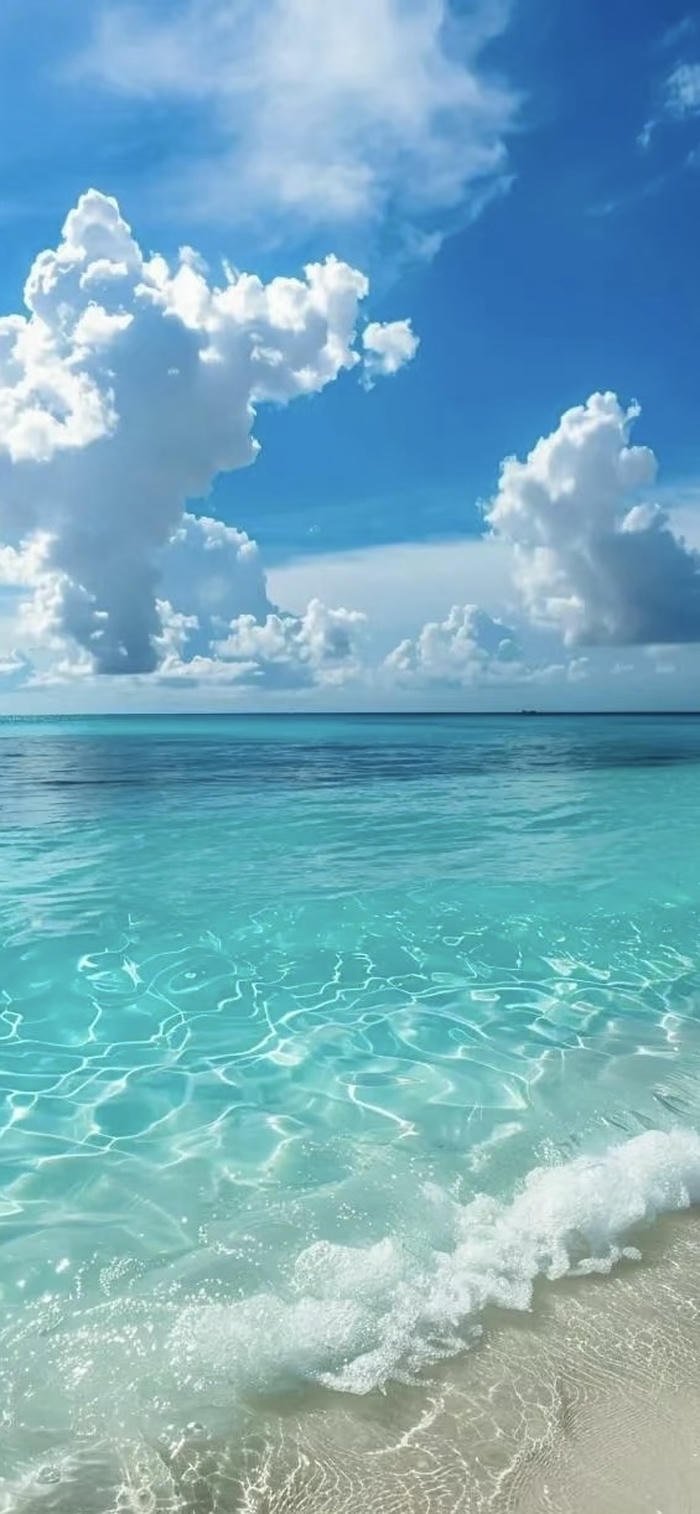 hình nền biển xanh aesthetic