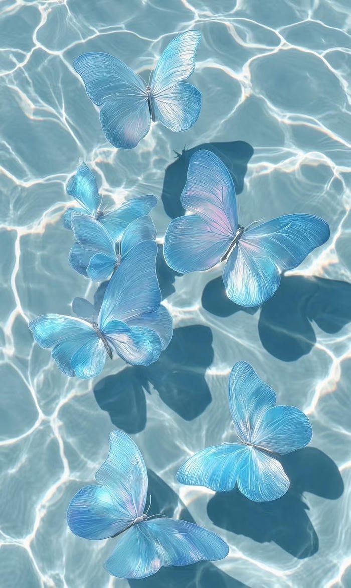 hình nền bướm xanh đẹp