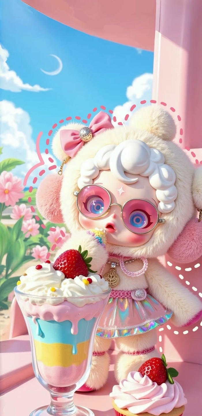 hình nền búp bê dễ thương