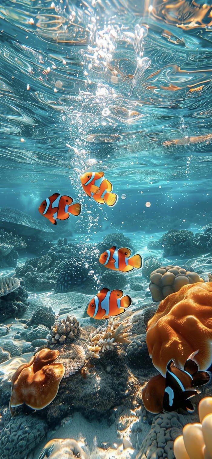 hình nền dưới biển