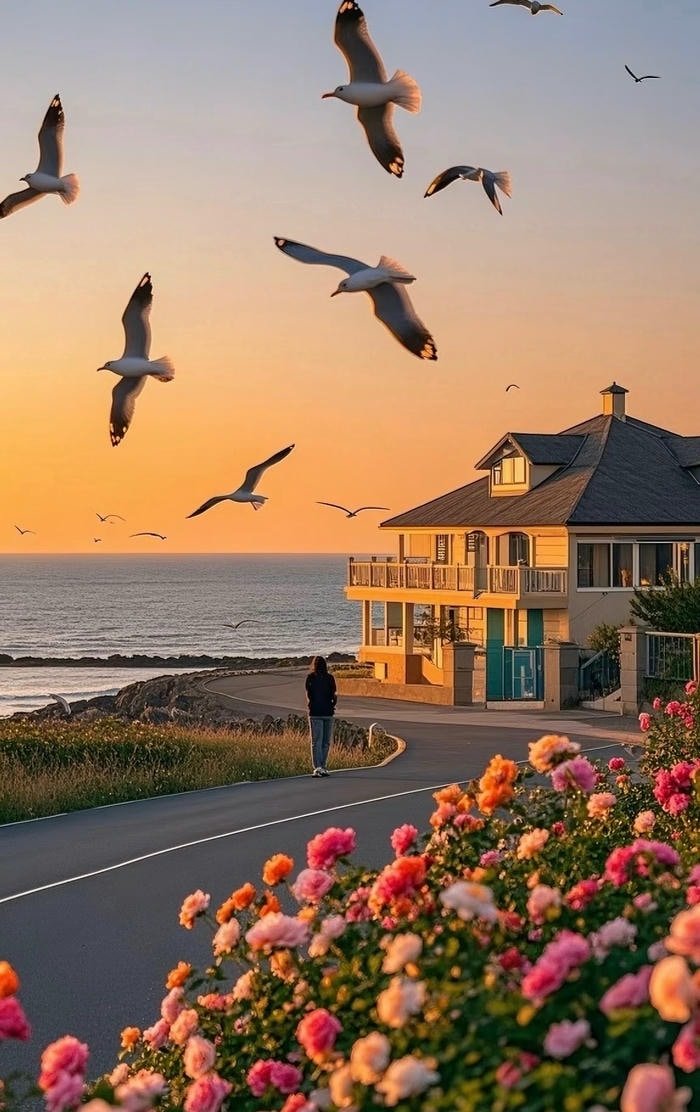 hình nền đường bờ biển đẹp