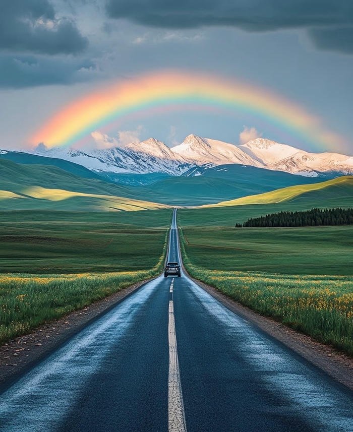 hình nền đường cầu vồng hình nền đường cầu vồng