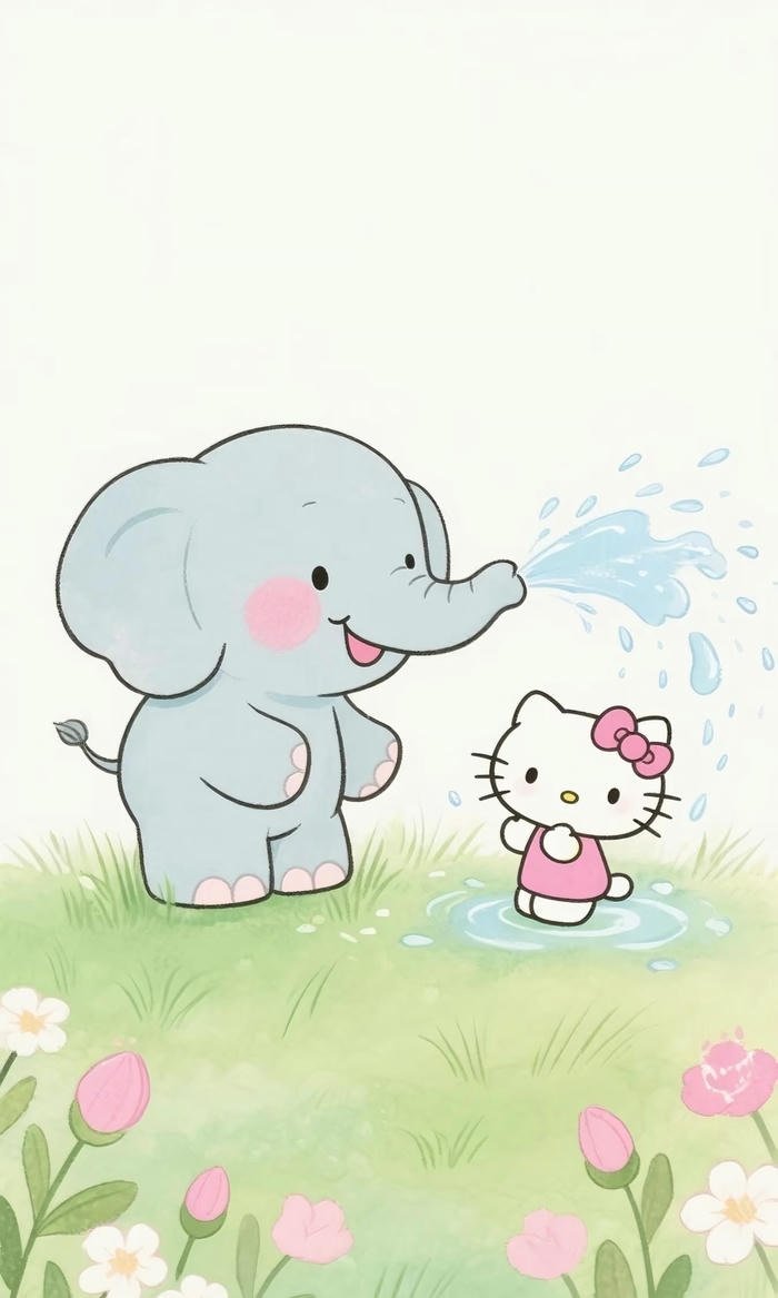 hình nền hello kitty và vôi hình nền hello kitty và vôi