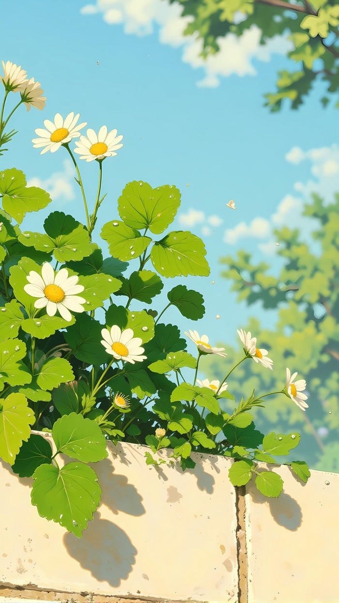 hình nền hoa nở nghệ thuật