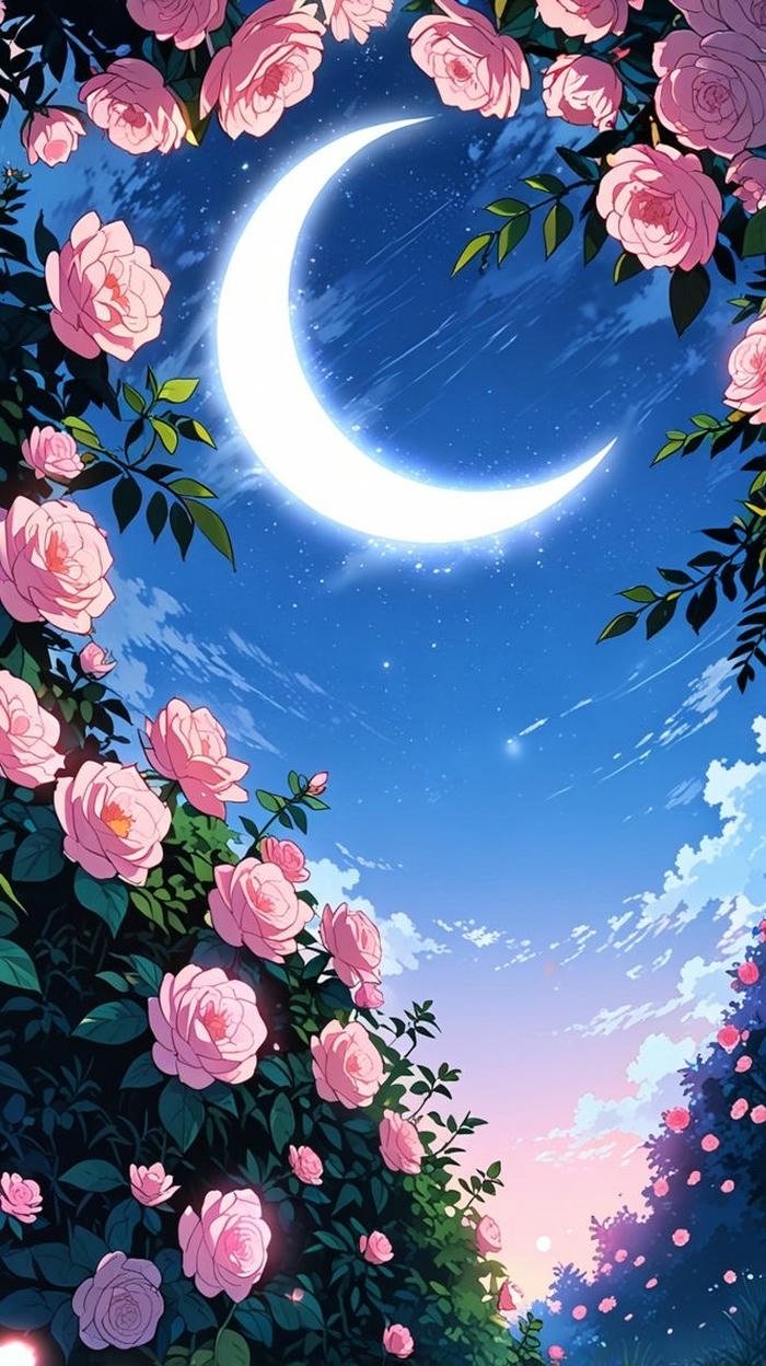 hình nền hoa nở phong cách hiện đại