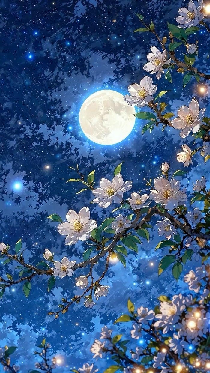 hình nền hoa nở vintage