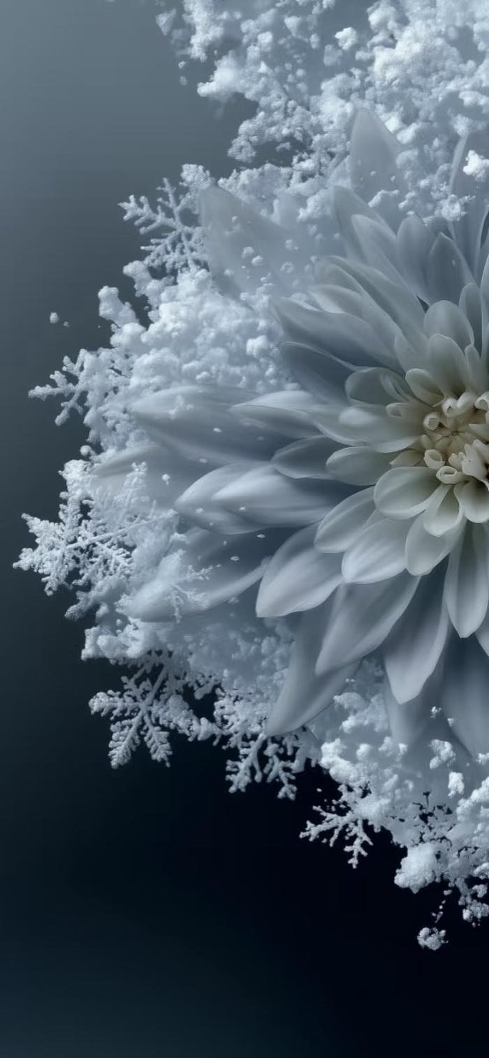 hình nền hoa tuyết