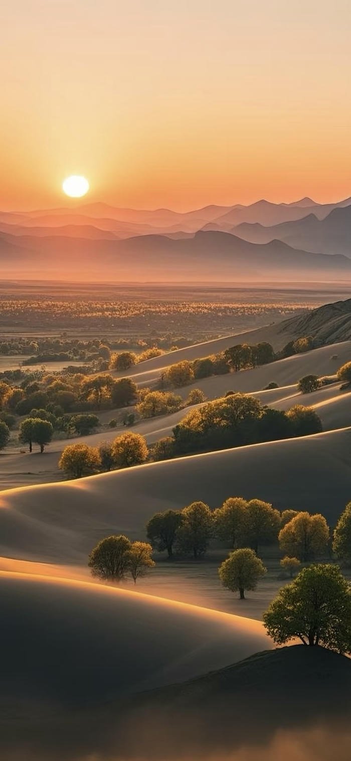 hình nền hoàng hôn ánh nắng cuối ngày