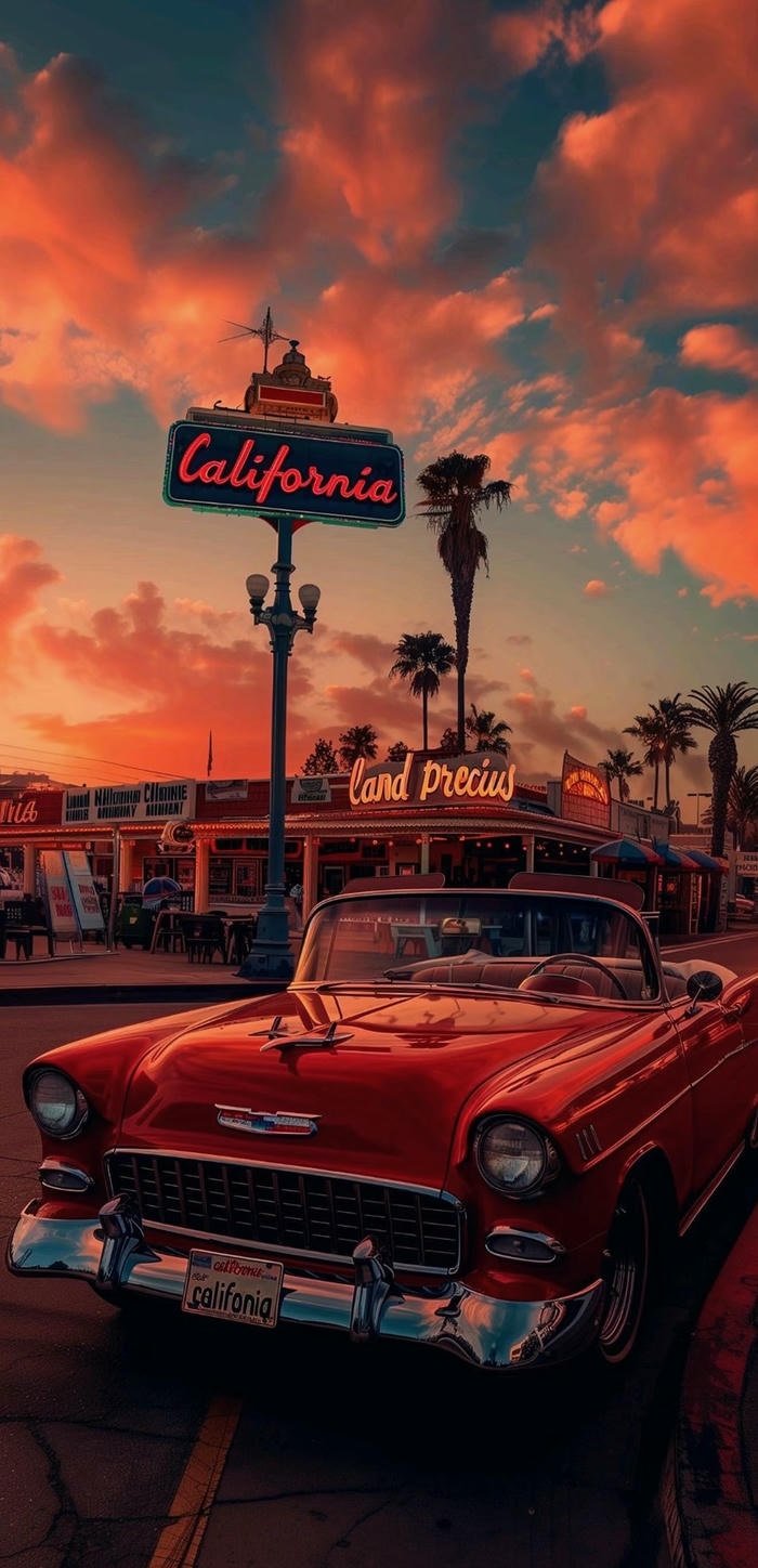 hình nền hoàng hôn trong thành phố