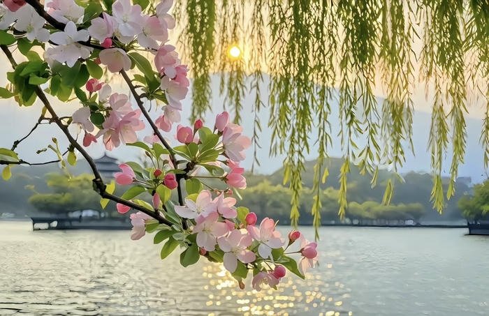 hình nền máy tính hồ nước trong