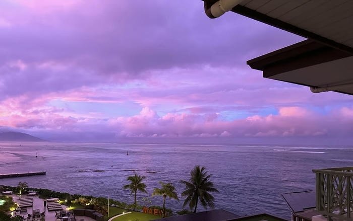 hình nền máy tính trời tím