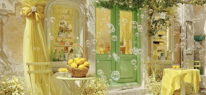 hình nền máy tính vàng chanh