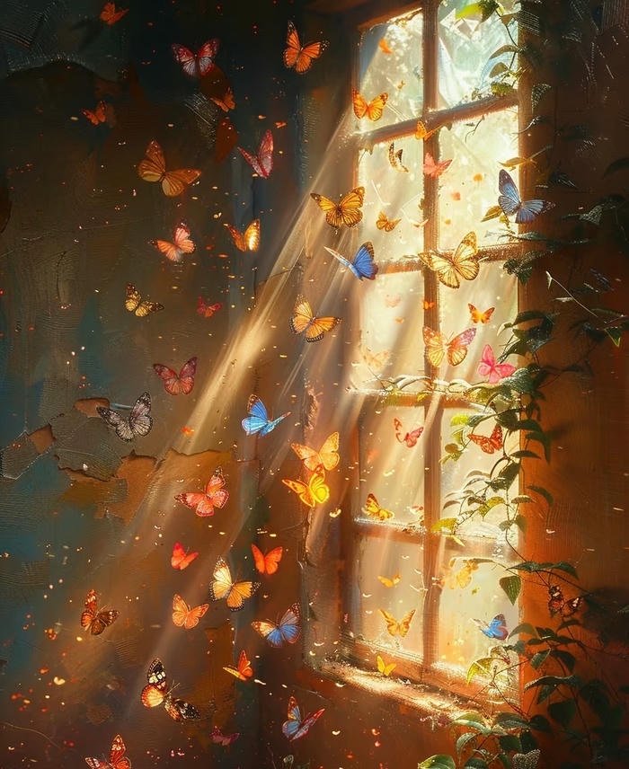 hình nền nghệ thuật ánh sáng chiều cửa sổ