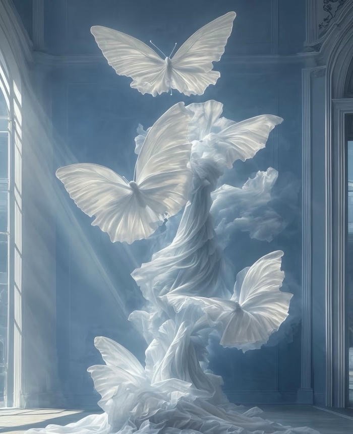 hình nền nghệ thuật những cánh bướm