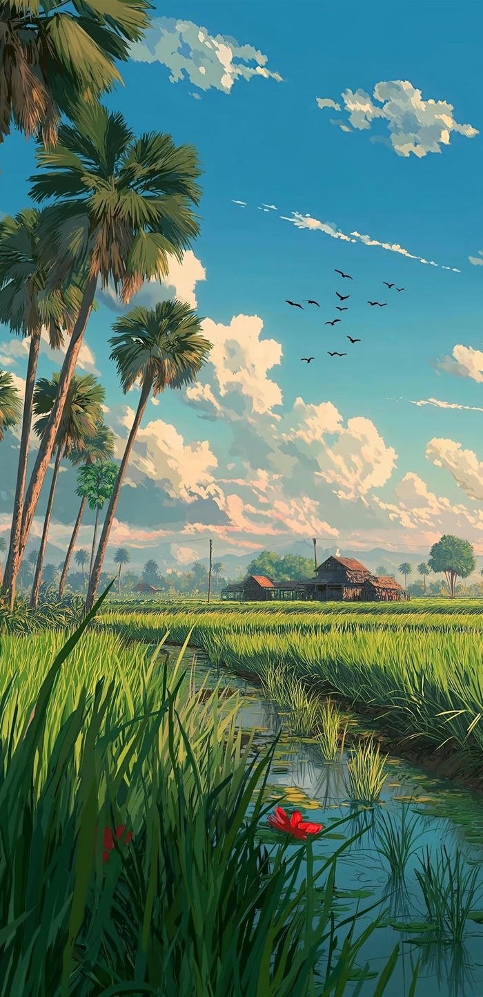 hình nền phong cảnh đồng quê hình nền phong cảnh đồng quê