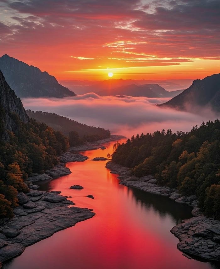 hình nền phong cảnh hoàng hôn