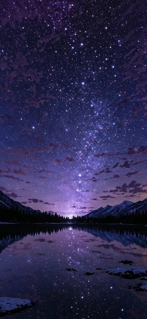 hình nền sao trời lung linh