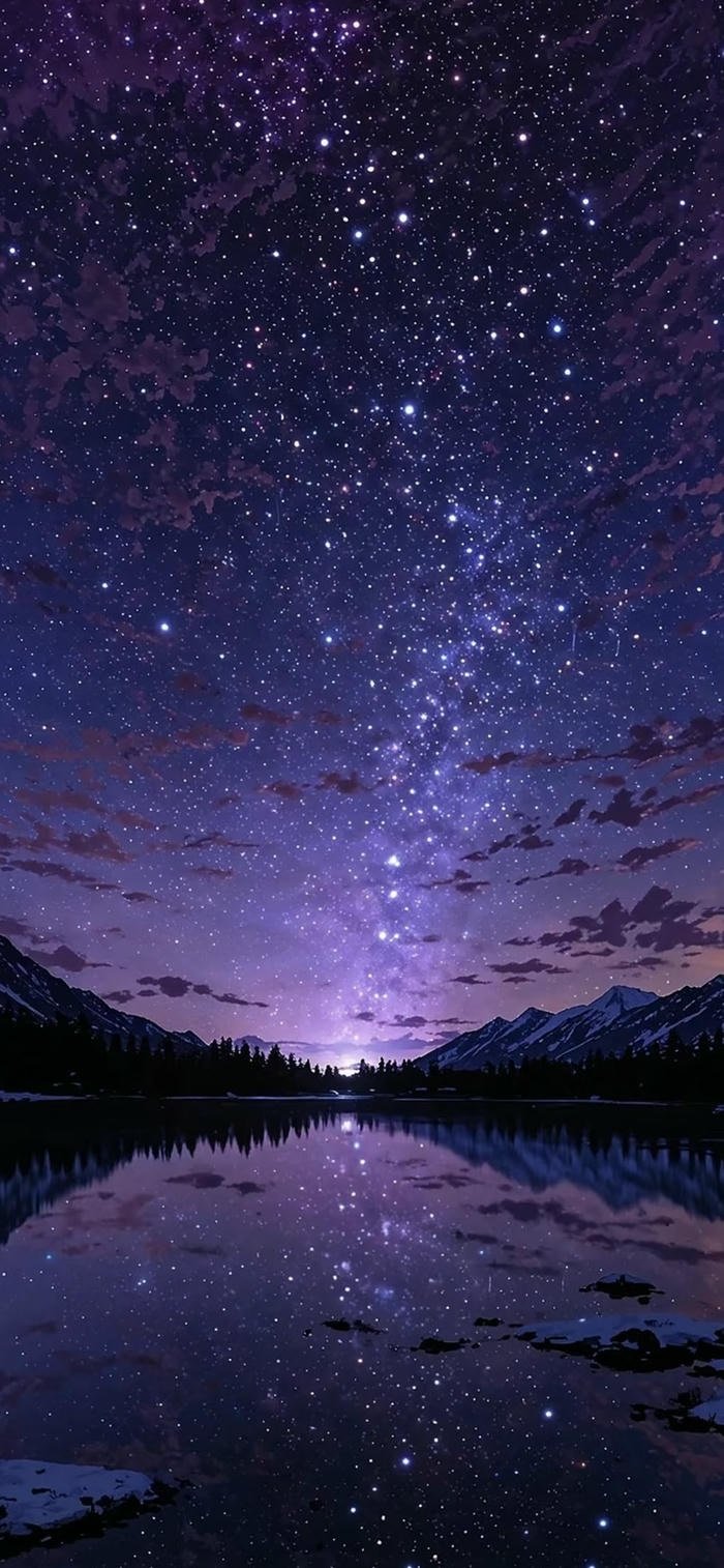 hình nền sao trời lung linh