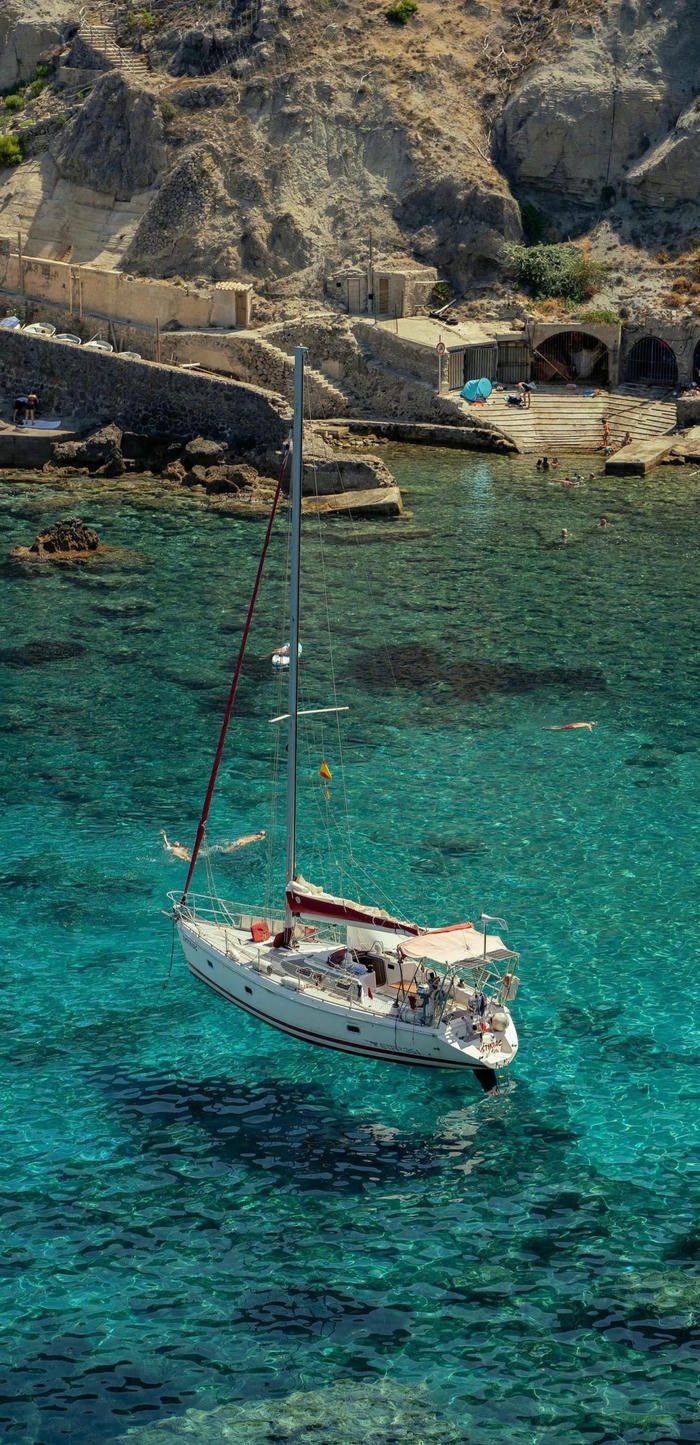 hình nền thuyền trên biển full HD